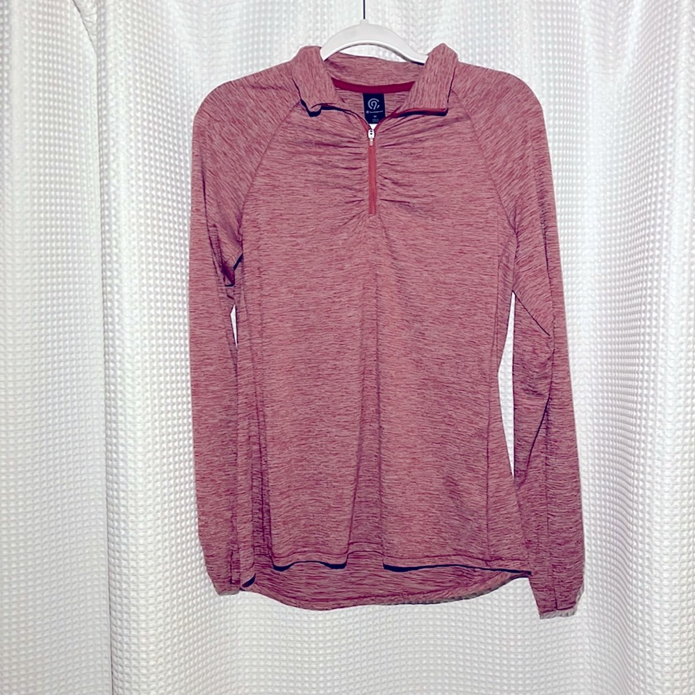 pink zip up jacket